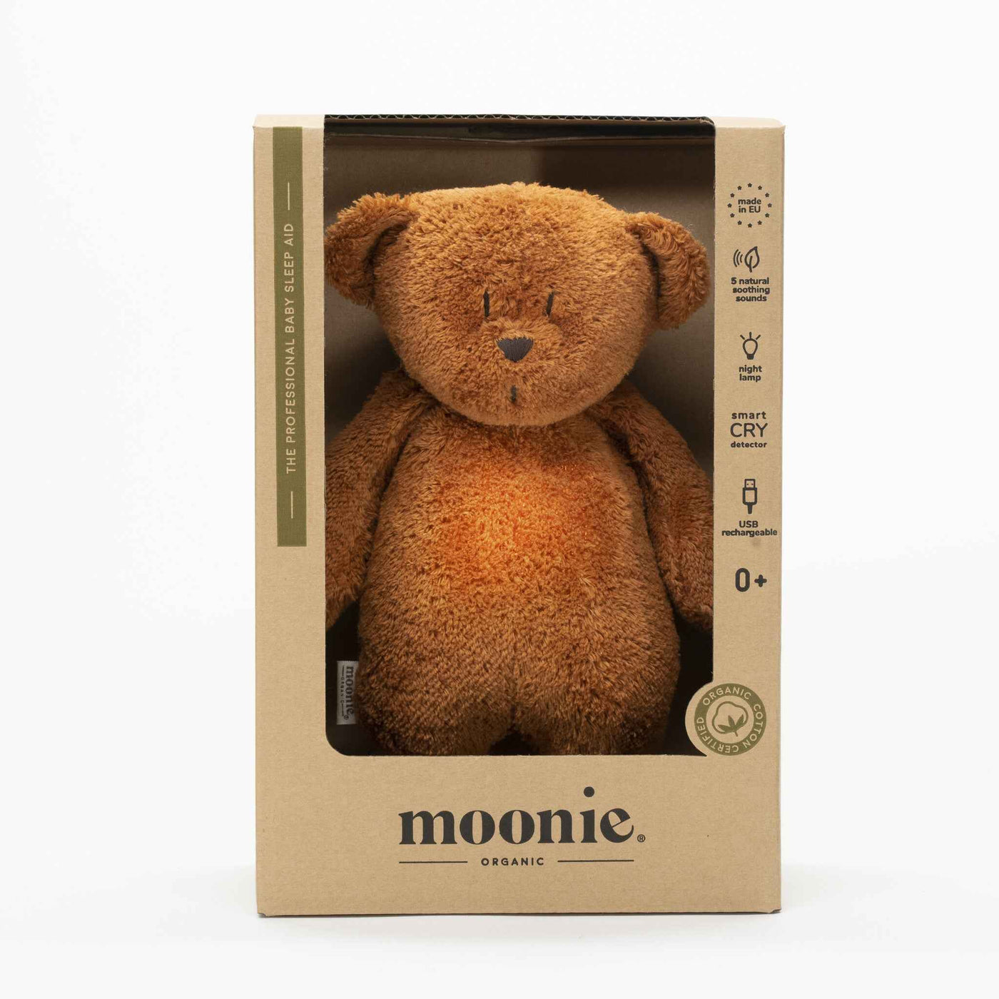 Moonie 2.0 | Caramel - Biologische Beer Met Lamp
