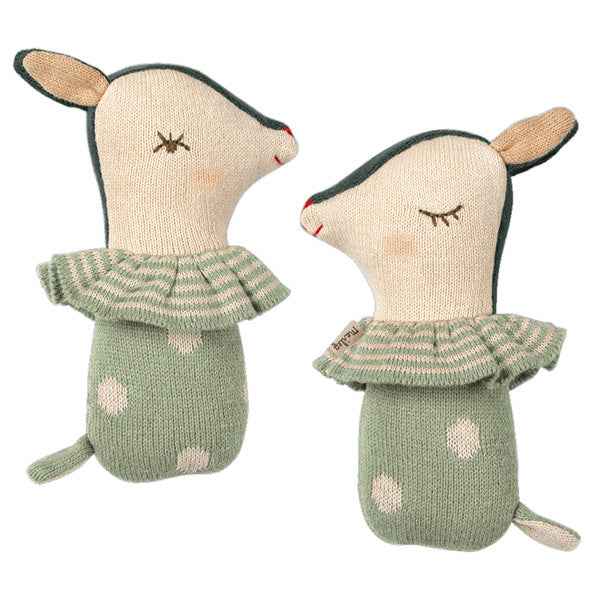 Maileg Bambi Dusty mint Rattle