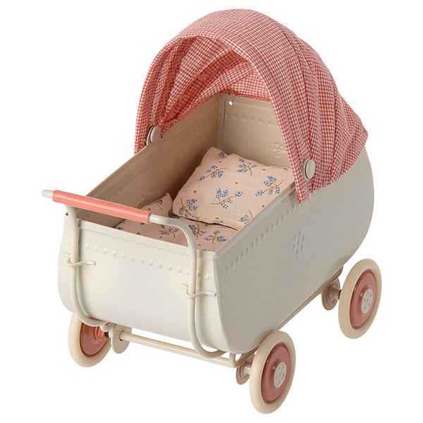 Maileg kinderwagen Micro Coral