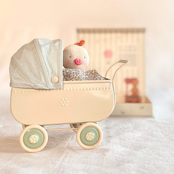 Maileg kinderwagen Micro Coral