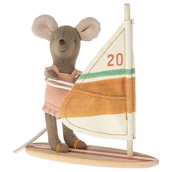 Maileg Little Sister Surfer Mouse