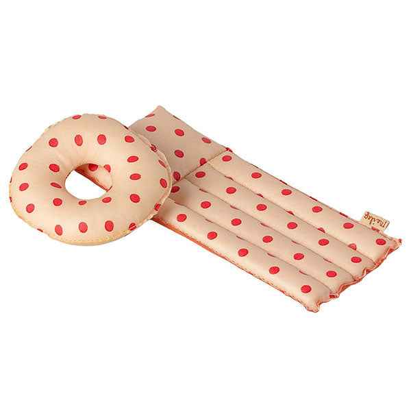 Maileg Mouse air mattress - Red dot