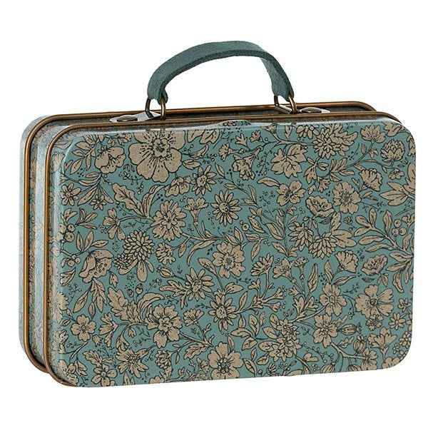 Maileg metalen koffer Blossom Blue