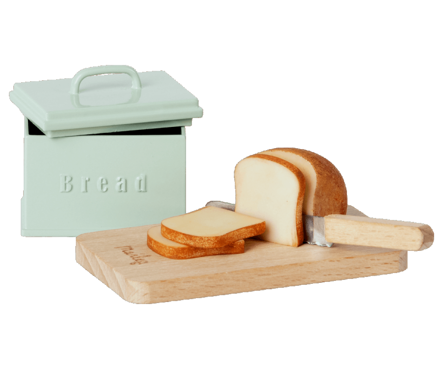 Maileg Miniature brooddoos met snijplank en mes