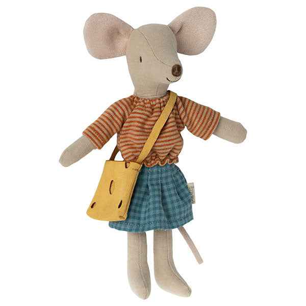 Maileg muis kleding set moeder - Ocher
