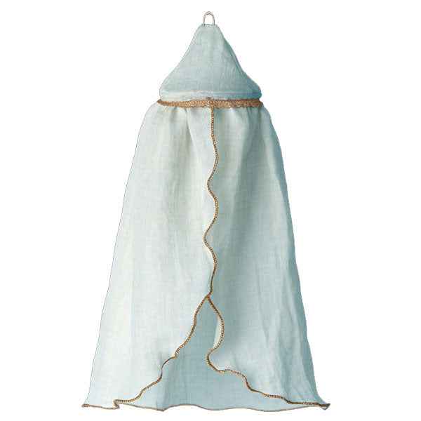 Maileg poppenhuis Miniature bedhemel Mint