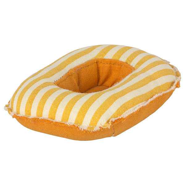 Maileg Small Mouse Rubber Boots - Yellow Stripe