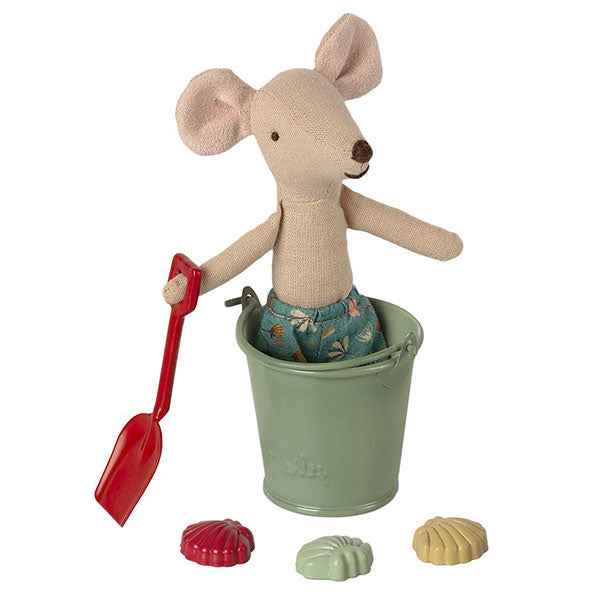 Maileg beach set - shovel, bucket and sand molds