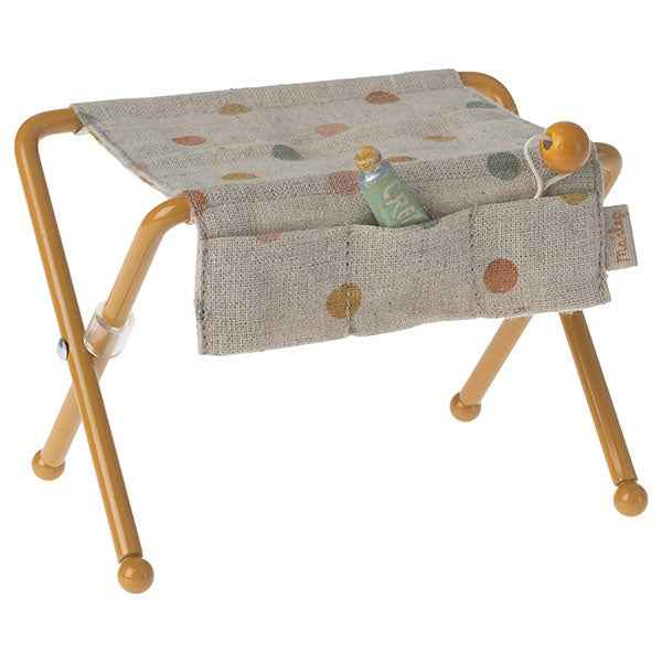 Maileg Baby Mouse Changing Table - Ocher
