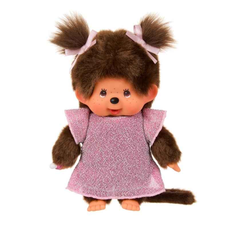 Monchhichi | Girl in Pink Glitter Dress 20 cm