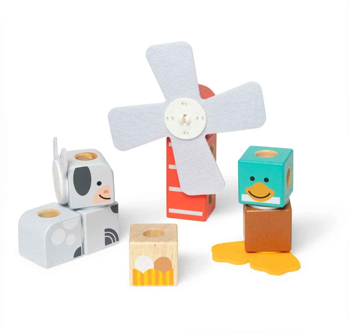 Melissa & Doug | blockables farm friends playset 16pcs