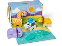 Melissa & Doug | blockables safari playset 34pcs