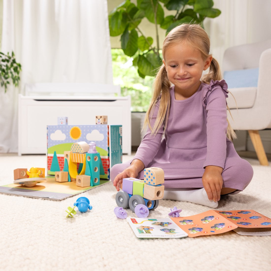Melissa & Doug | blockables town playset 73pcs