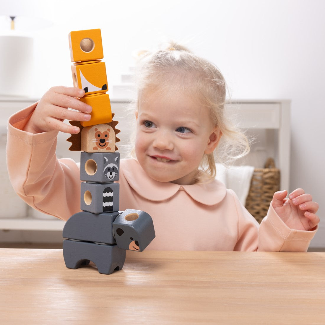 Melissa & Doug | blockables woodland friends playset 16pcs