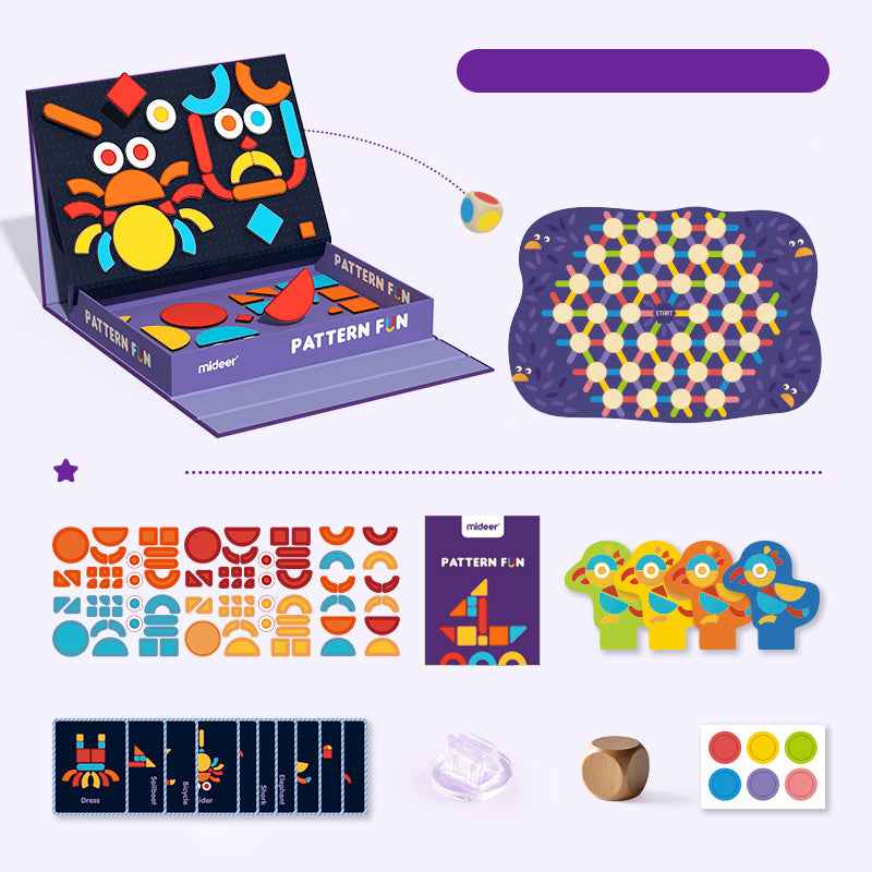 Mideer | Magnetic Pattern Fun Playset