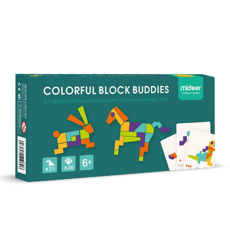 Mideer | Kleurrijke Blokmaatjes