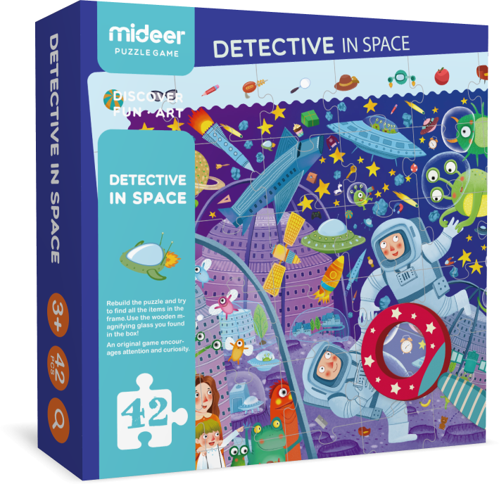 Mideer | Detective in Space 42-Piece Puzzle