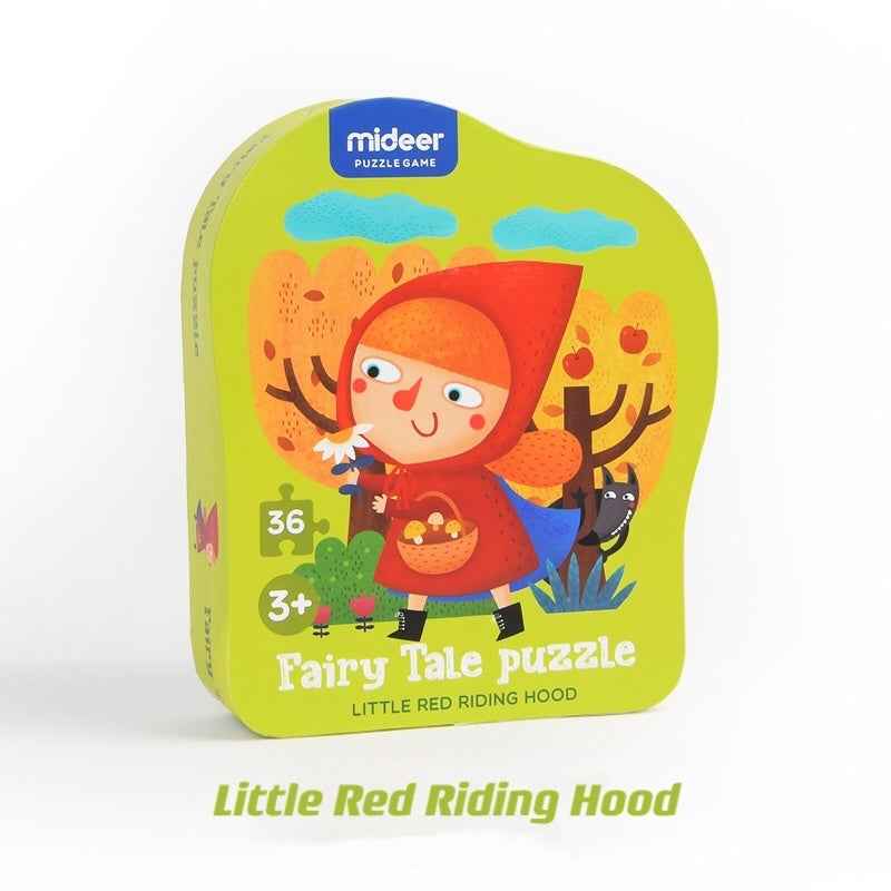 Mideer | Little Red Riding Hood Fairy Tale Puzzle, 36 Pieces