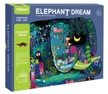 Mideer | Puzzel Olifant Droom 280 Stuks