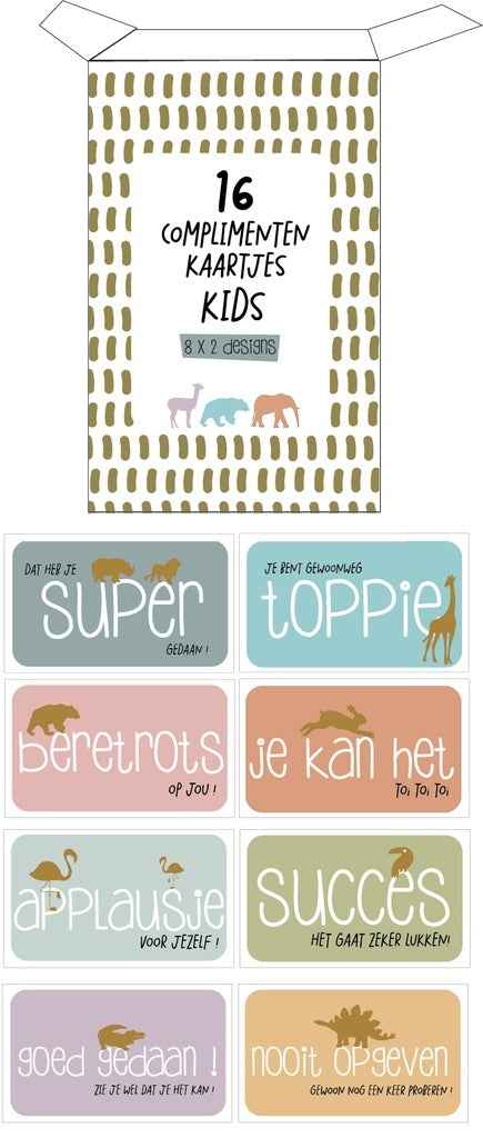 Mail-Box | Minibox  Complimenten Kaartjes Kids