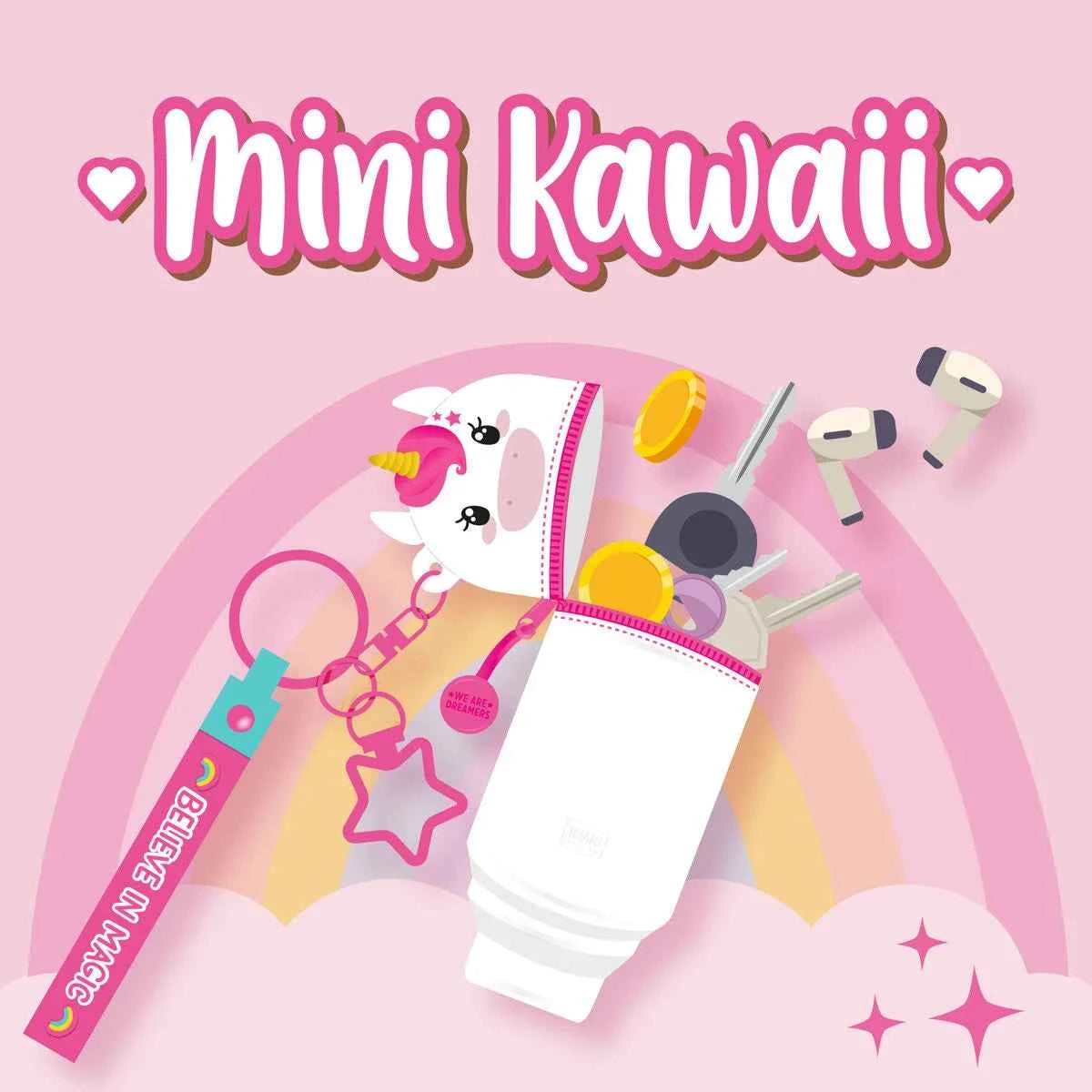 Legami | Unicorn Wallet with Keychain - Mini Kawaii