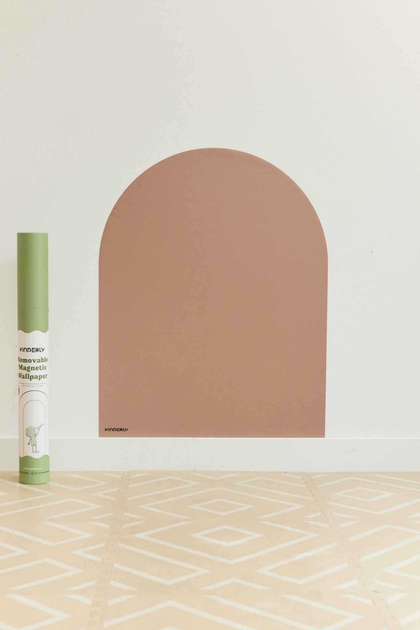 Kinderly | Removable Magnetic Wallpaper Mocha