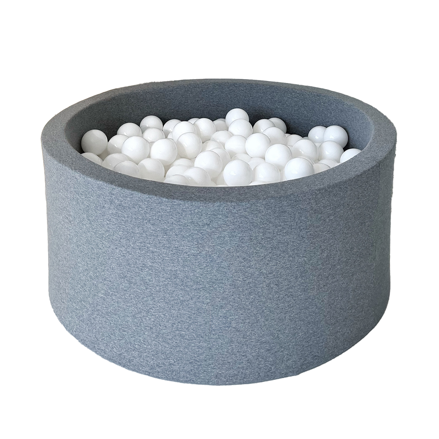 Moje | Ballenbad Cotton - Grey 90x40 cm + Ballen