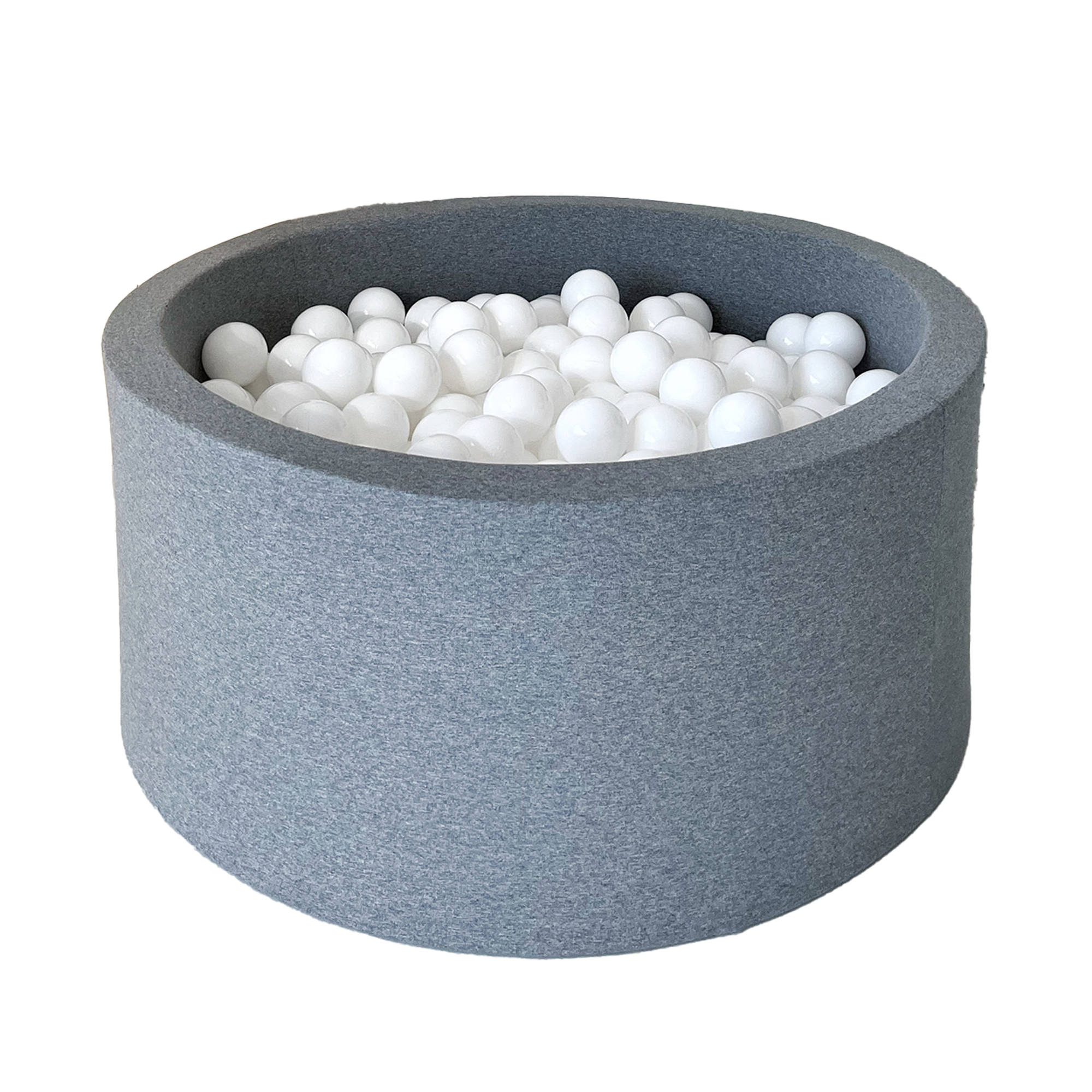 Moje | Ballenbad Cotton - Grey 90x40 cm + Ballen