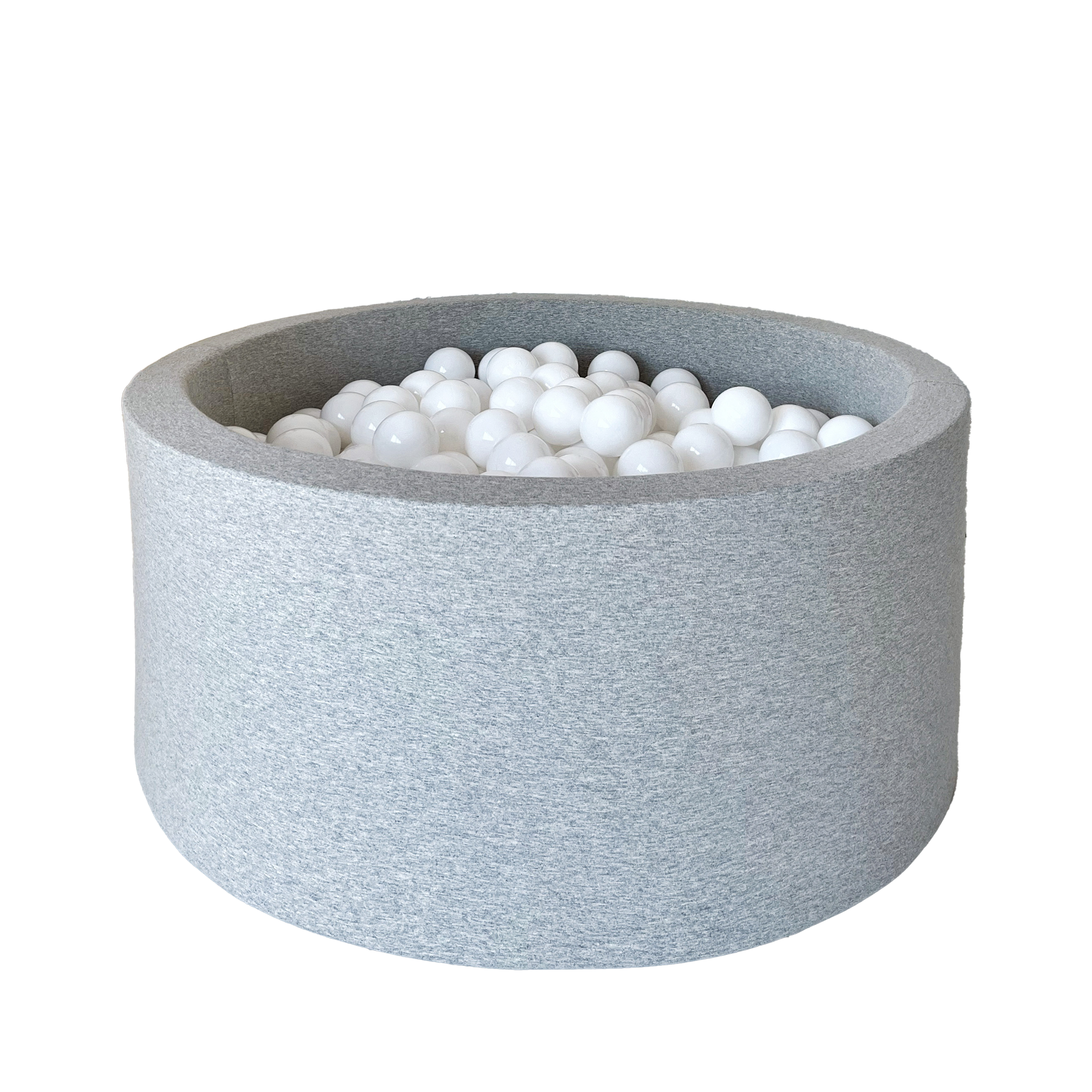 Moje | Ballenbad Cotton - Light Grey 90x40 cm  + Ballen