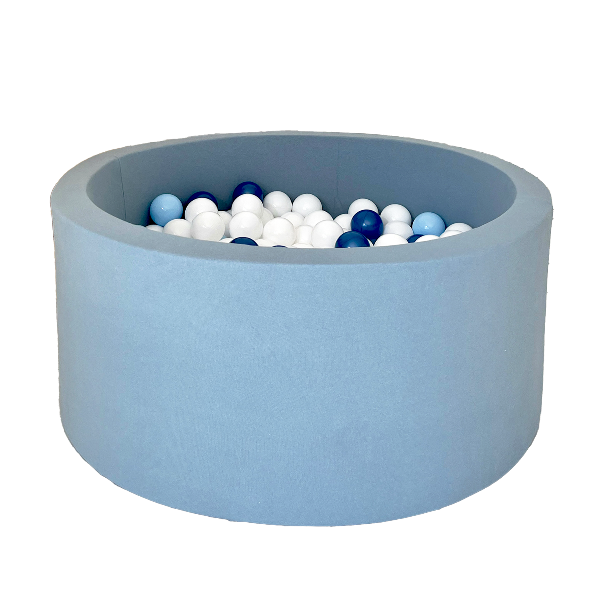 Moje | Ballenbad Cotton - Blue 90x40 cm + Ballen