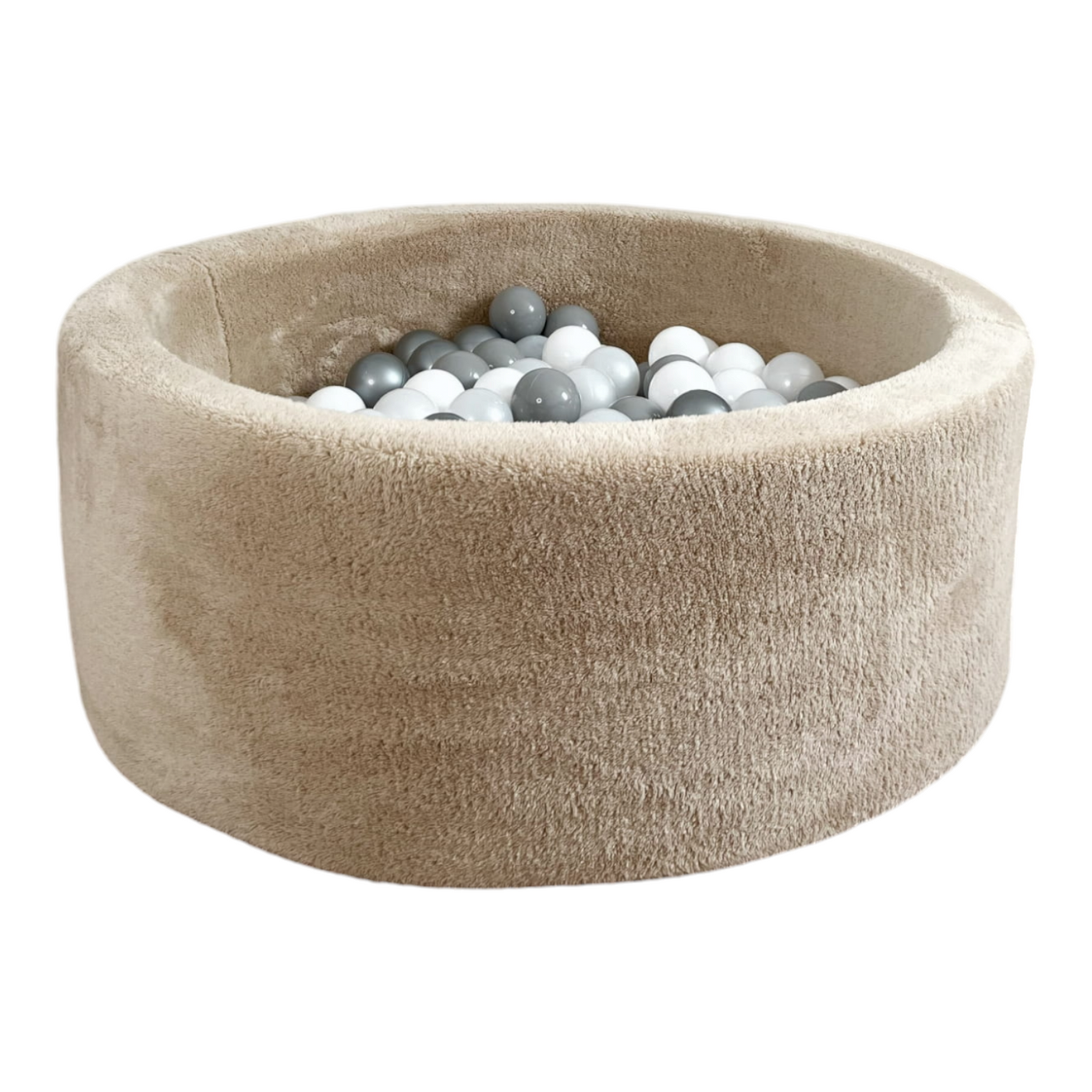 Moje | Ballenbad Teddy - Beige 90x40 cm + Ballen