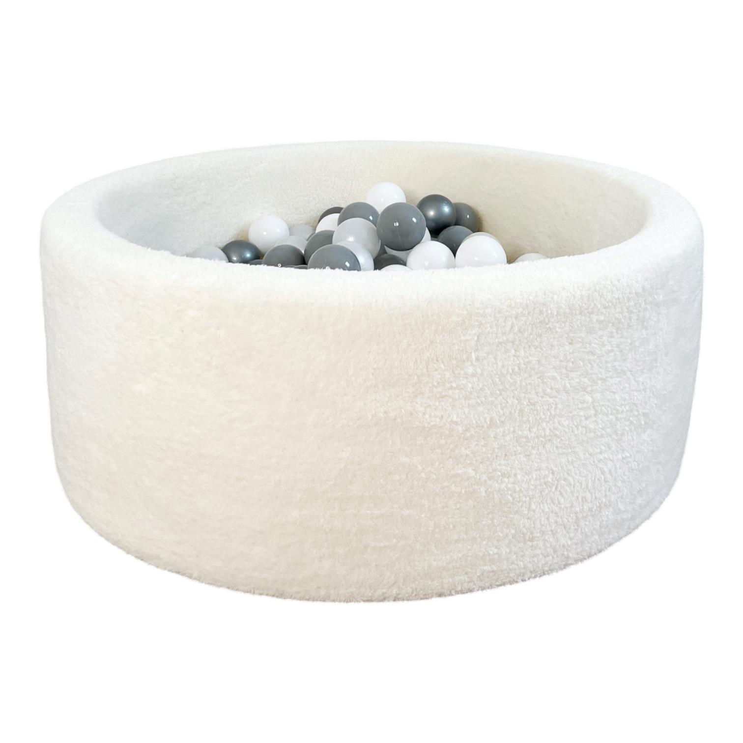 Moje | Ballenbad Teddy - White 90x40 cm + Ballen