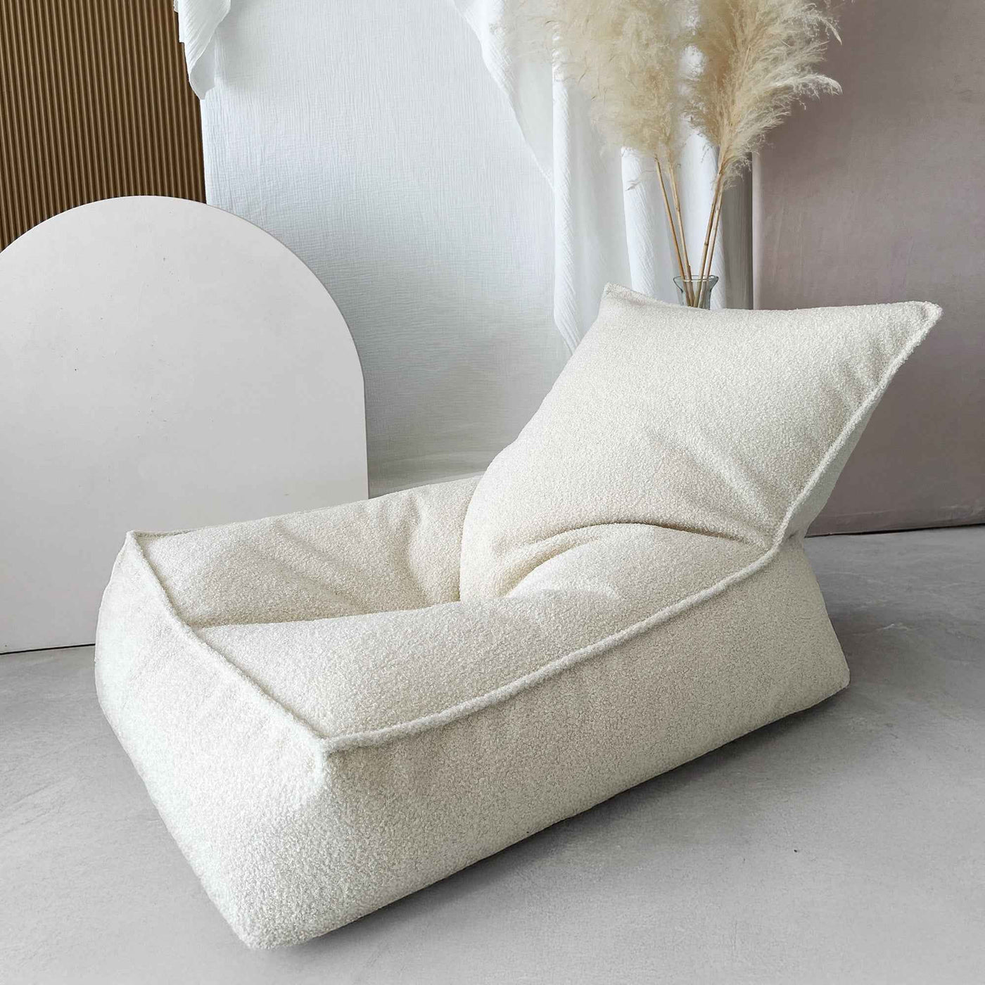 Moje | BouclÃ© Beanbag Cream