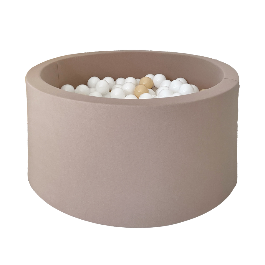 Moje | Ballenbad Cotton - Beige 90x40 cm + Ballen