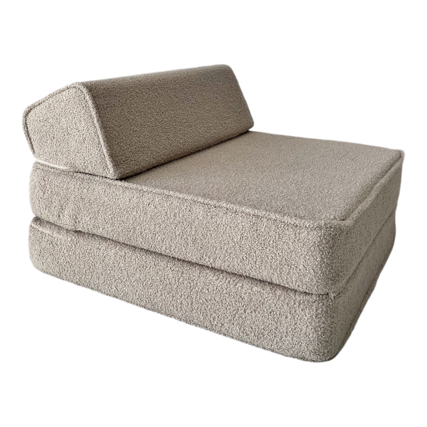 Moje | Bouclé Lounger Beige