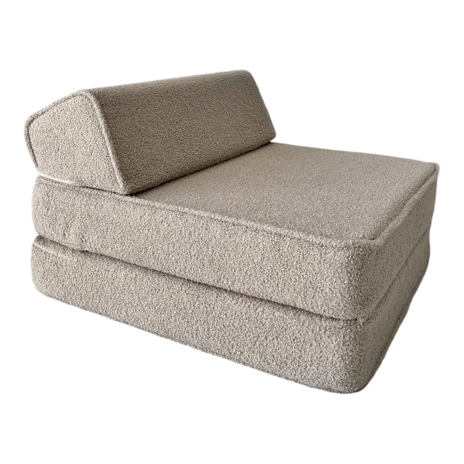 Moje | Bouclé Lounger Beige