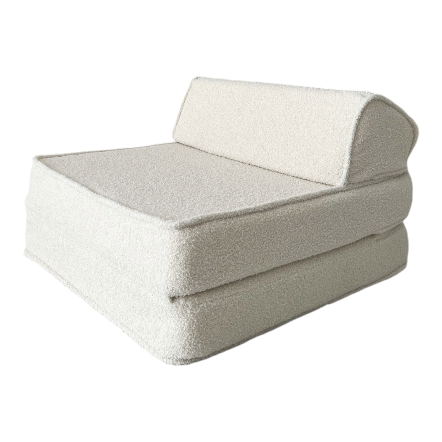Moje | Bouclé Lounger Cream