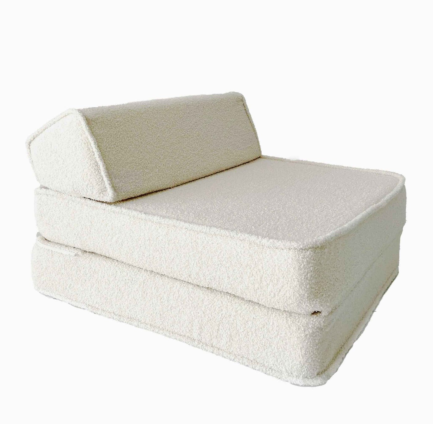 Moje | Bouclé Lounger Cream