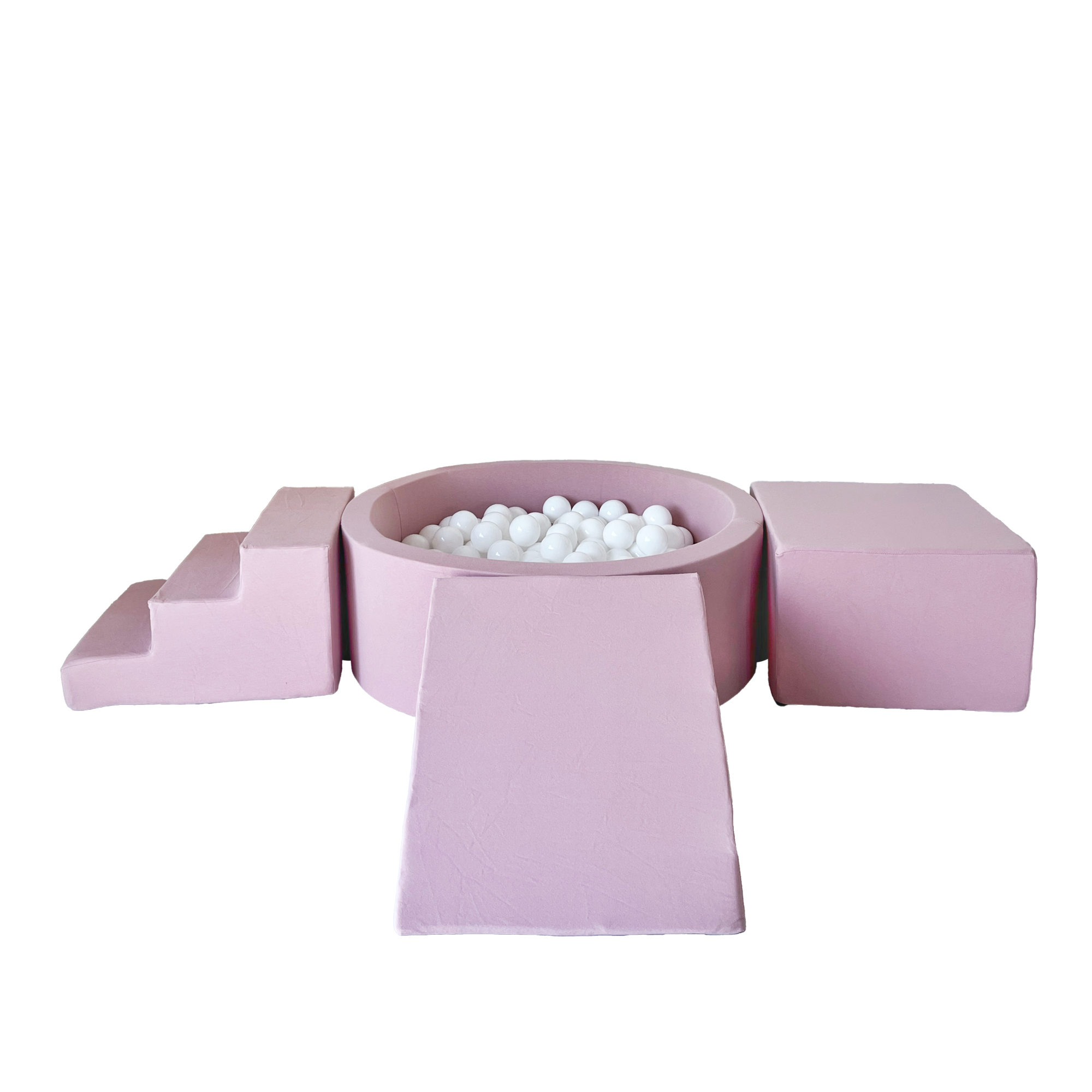 Moje | 3 Elementen + Ballenbad - Cotton Pink 90x30 cm + 200 Ballen