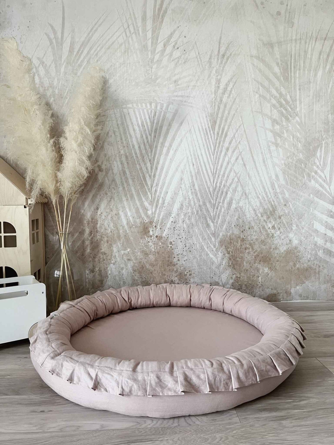 Moje | Speelnest Linnen - Powder Pink