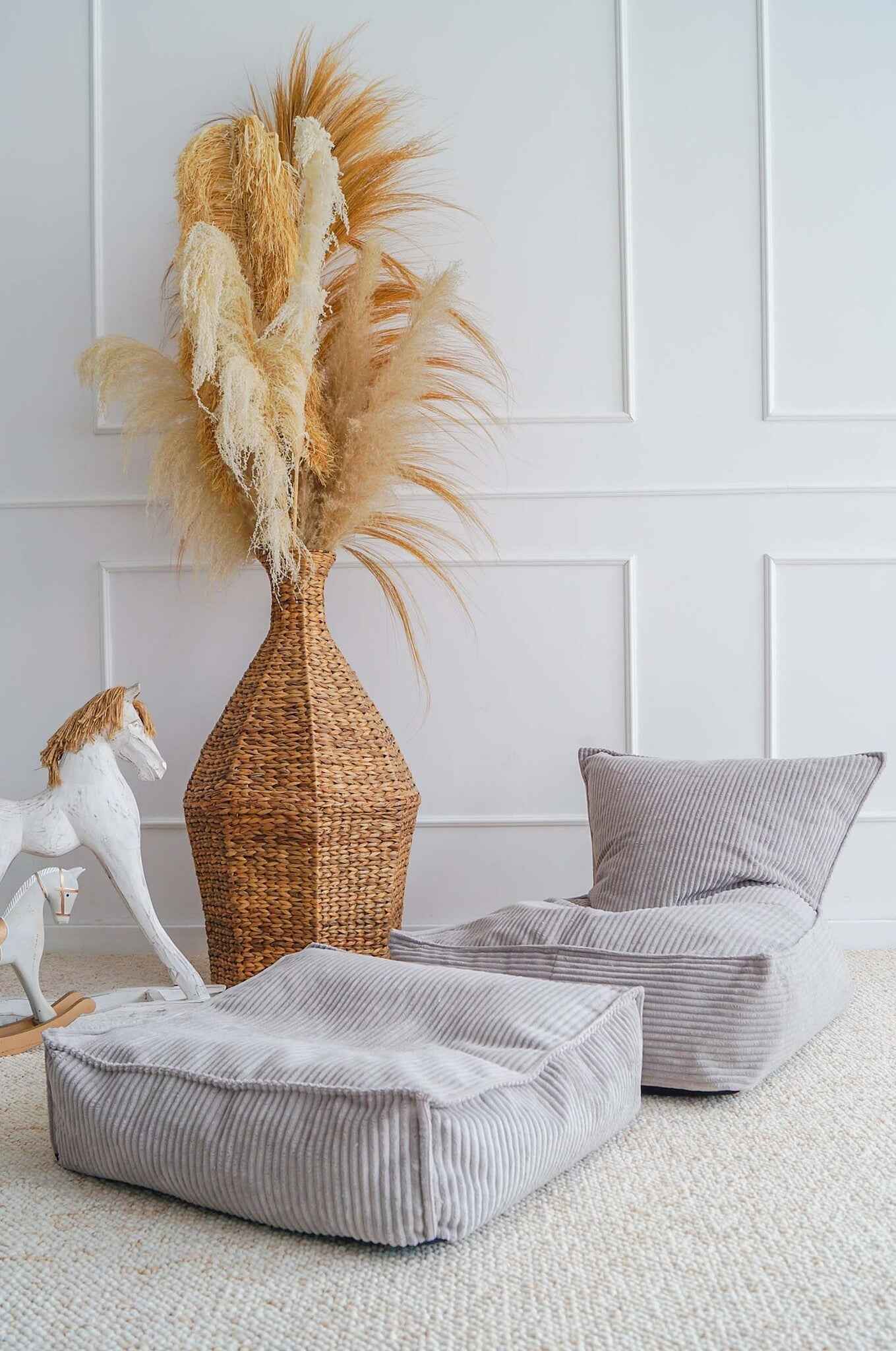 Moje | Velvet Rib Corduroy - Ottoman Grey