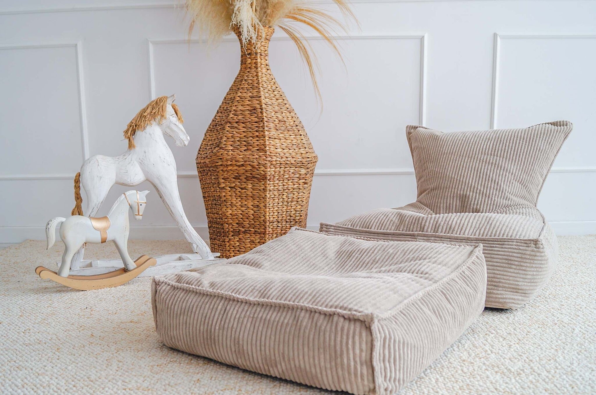 Moje | Velvet Rib Corduroy - Ottoman Dark Beige