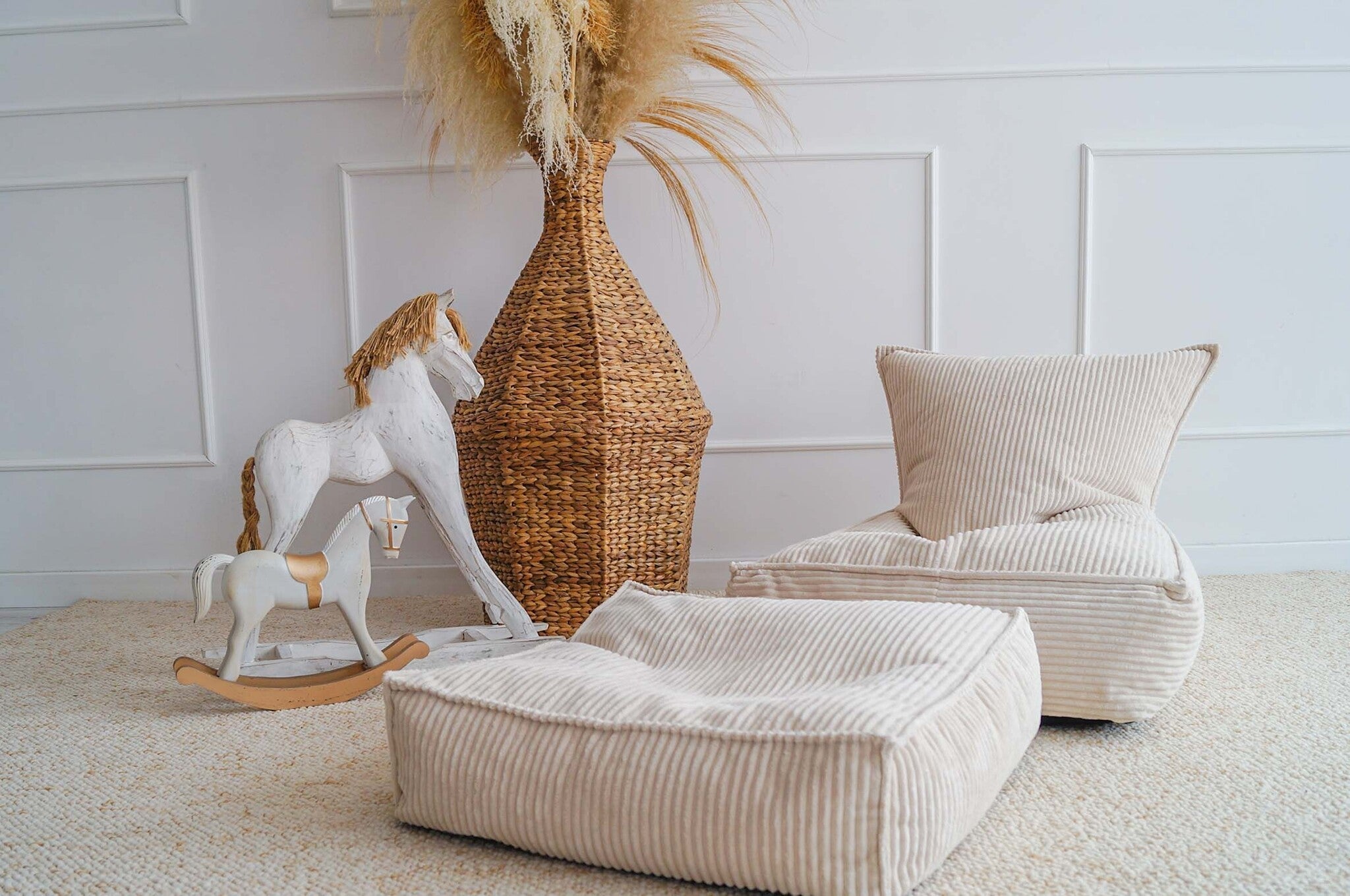 Moje | Velvet Rib Corduroy - Beanbag Cream
