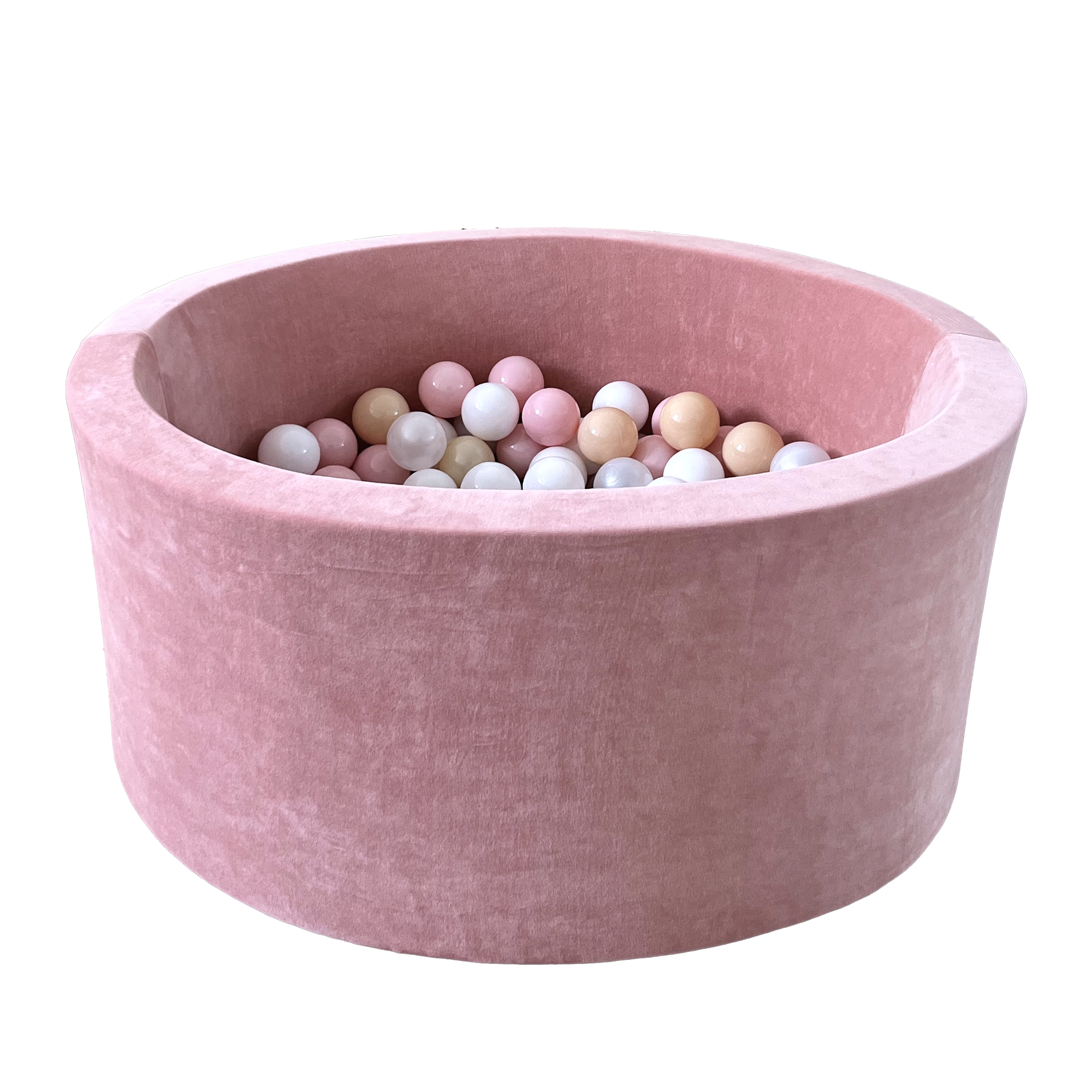 Moje | Ballenbad  Soft Velvet - Raspberry Pink 90x40 cm + Ballen
