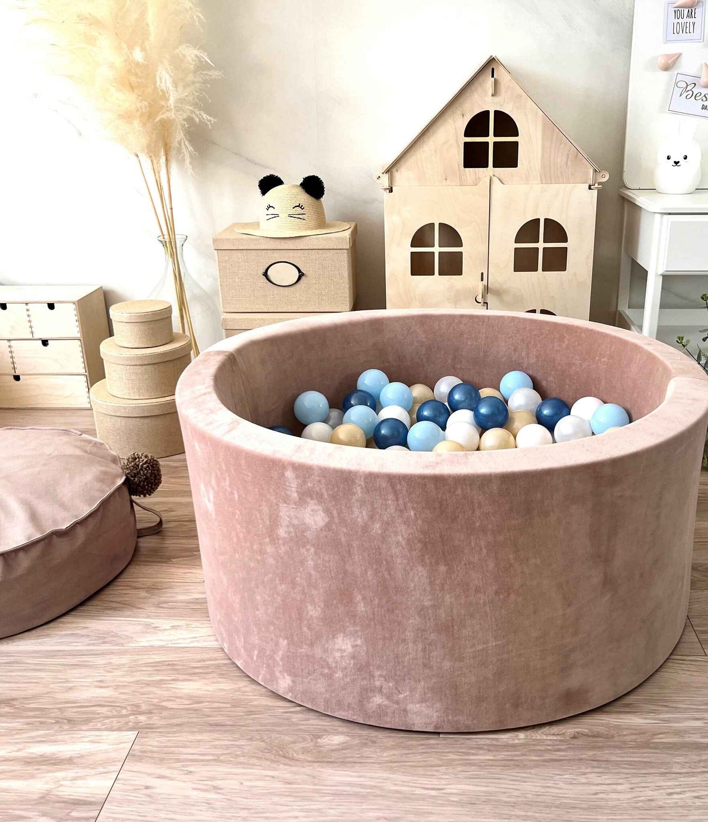 Moje | Bubble Bath Soft Velvet - Dark Beige 90x40 cm + Bubbles