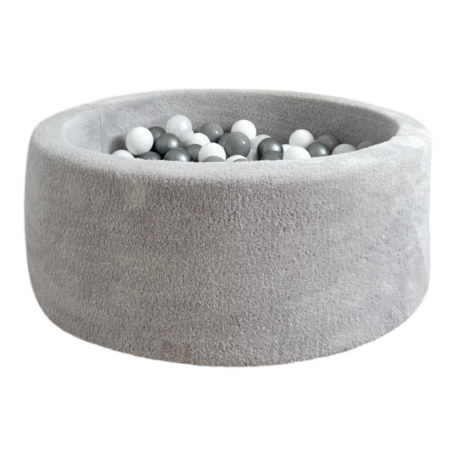 Moje | Ballenbad Teddy Grey 90x30 + Ballen
