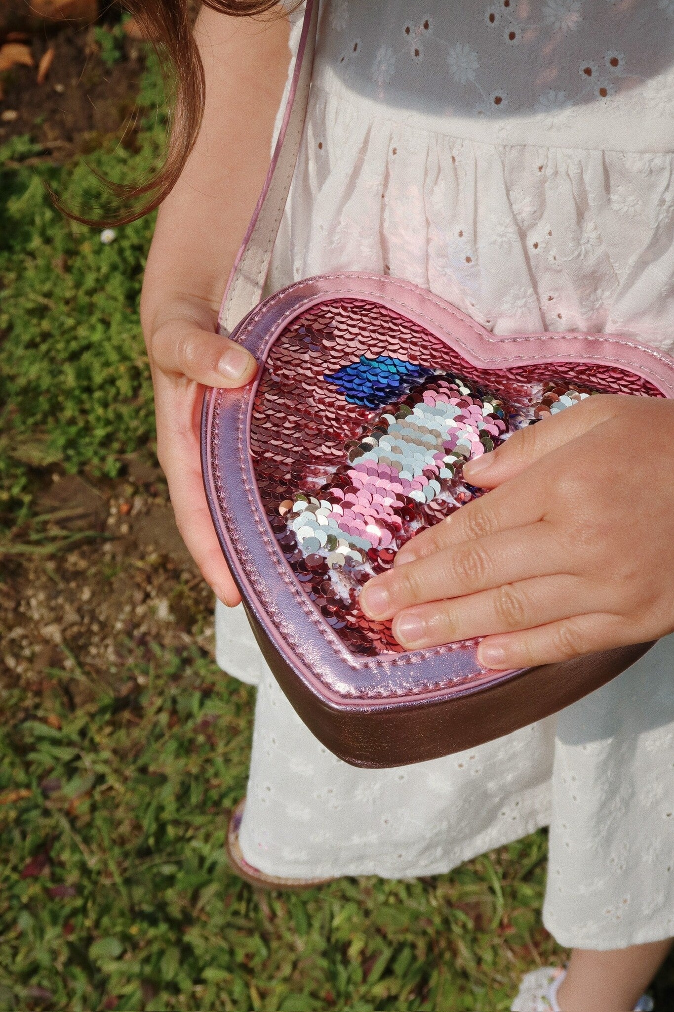 Konges Slojd | Tut Heart Sequin Bag Rose