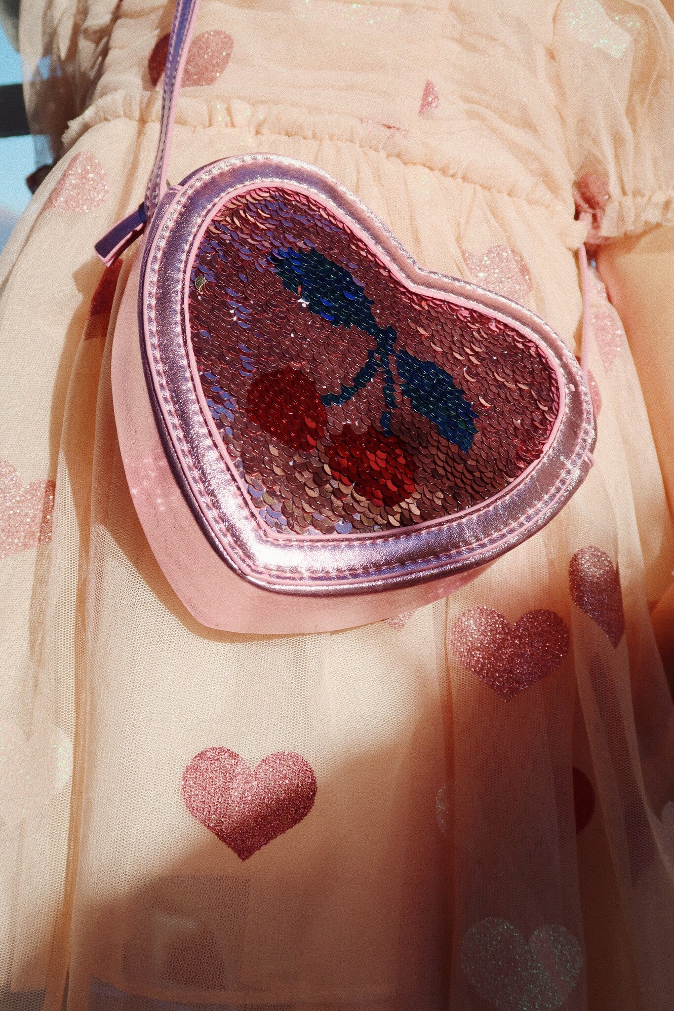 Konges Slojd | Tut Heart Sequin Bag Rose