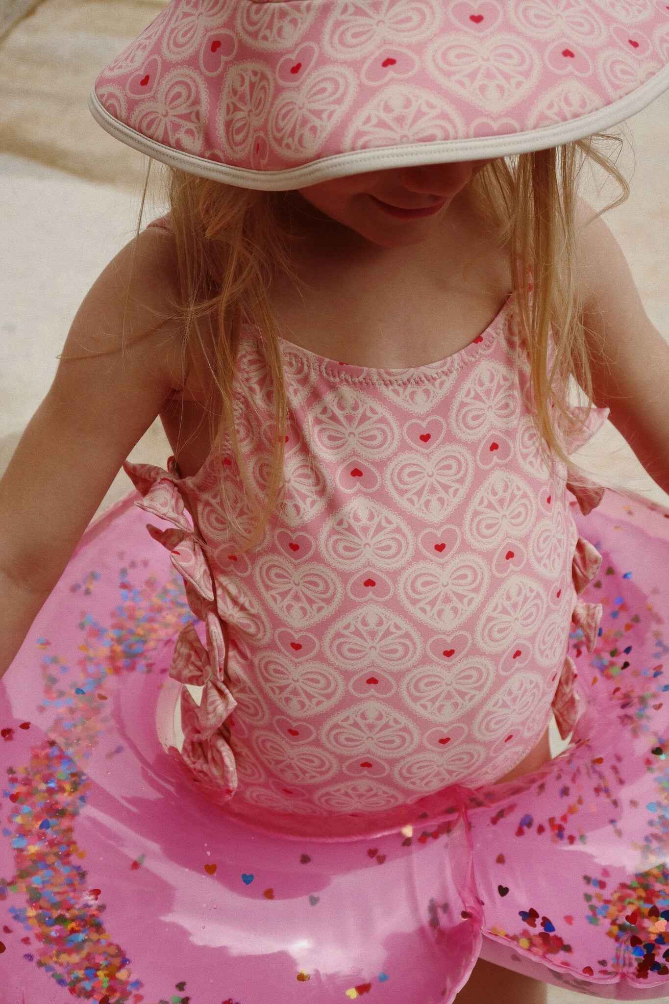 Konges Slojd | Edith Bathing Suit GRS Lacy Pink
