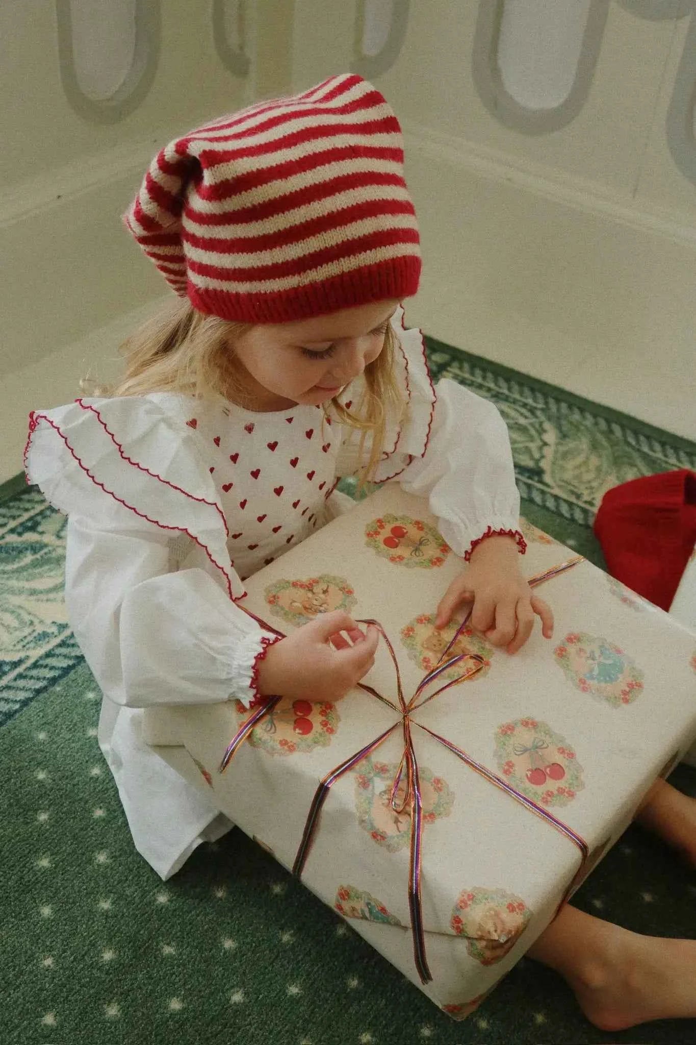 Konges Slojd | Christmas Knit Hat Christmas Stripe